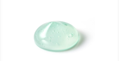 Glob of contraceptive gel
