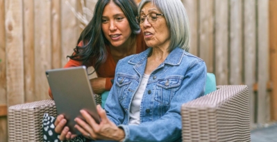 Video calls can help you stay connected with family, friends, and medical providers.